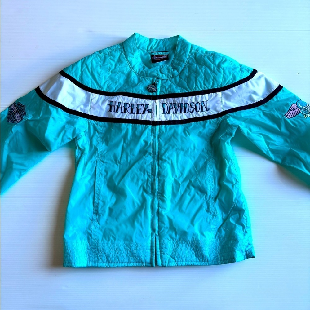Harley Davidson Girls Blue Jacket Size 6X